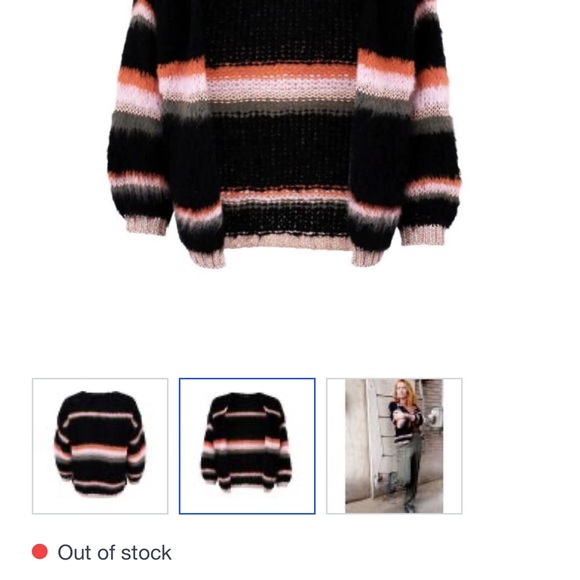 Tori Brushed Striped Cardigan - Picture 4 of 4